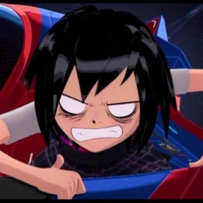 Peni Parker, Anime Character, Anime, Black