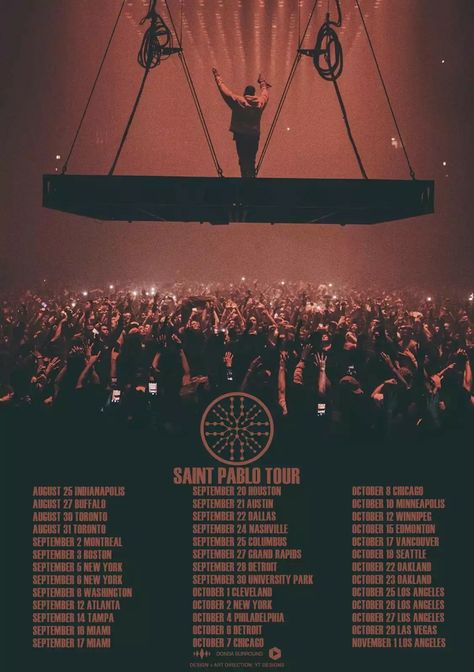 Saint Pablo tour Kanye West Pablo, Kanye West Saint Pablo, Kanye West Concert, Saint Pablo Tour, Pageant Interview Outfit, Grand Theft Auto Artwork, Saint Pablo, Life Of Pablo, New York October