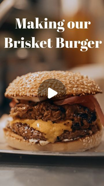 Black Bear Burger on Instagram: "How we make our Brisket Burger 🍔 .  This burger was born in our early streetfood days, literally a few weeks after we created our signature Black Bear Burger. Certified Banger since day dot 🍔 

🎥 @officialjohnanthony" Bear Burger, Brisket Burger, Black Bear, On Instagram, Instagram, Black