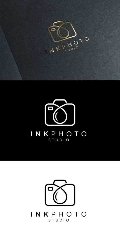 Photography Studio Logo Design, Photo Studio Logo, Logo Fotografia, Photographers Logo Design, Camera Logos Design, Ink Logo, Jewelry Logo Design, Salon Logo Design, Typographic Logo Design