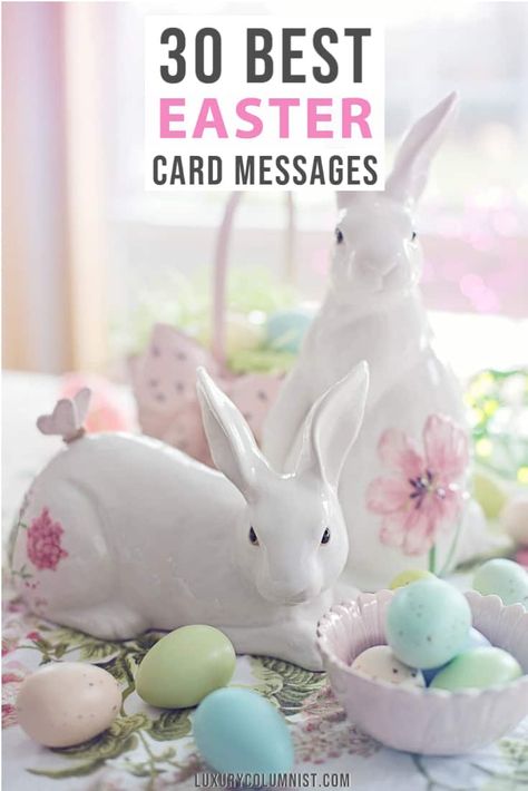 30 Best Easter Card Messages | Top Easter Quotes and Sayings | #easter | #easterquotes | #inspiringquotes | #eastermessages Easter Card Sayings, Funny Easter Wishes, Easter Card Messages, Easter Tops, Easter Greetings Messages, Egg Card, Easter Messages, Happy Easter Wishes, Easter Quotes