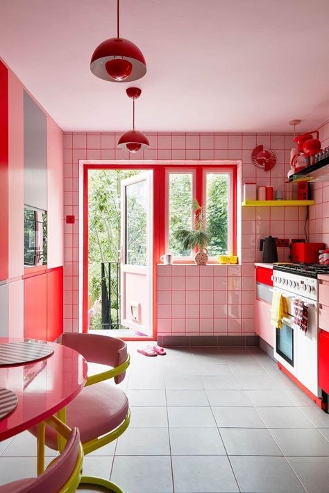 Casa Vintage, Colour Blocking, Dream House Decor, Interior Inspo, House Inspo, 인테리어 디자인, House Inspiration, A Kitchen, House Colors