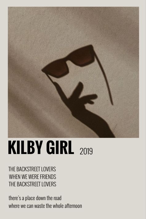 The Backseat Lovers Wallpaper, The Backseat Lovers Aesthetic, The Backseat Lovers Poster, Backseat Lovers Poster, Kilby Girl, Song Prints, The Backseat Lovers, Album Posters, Polaroid Posters