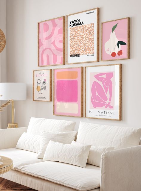 Entrez dans un monde de charme doux avec notre ensemble de 6 affiches pastel, parfait pour créer un décor de chambre pastel danois rose serein et confortable. Adoptez les teintes roses apaisantes et les tons délicats des couleurs pastel en ornant vos murs avec cette collection d'art mural imprimable. ⭐️ Plus de la collection "Couleurs Pastel", vous pouvez trouver ici : https://www.etsy.com/pl/shop/HeyMayStudio?ref=seller-platform-mcnav§ion_id=38817828 ⭐️ PASTEL AESTHETIC - MEGA BUNDLE, vous pouv Pastel Salon Decor, Gallery Wall Pastel, Pastel Color Decor, Bright Pastel Bedroom, Scandinavian Interior Pastel, Pastel Office Decor, Pastel Scandinavian Interior, Pastel Home, Apartment Painting