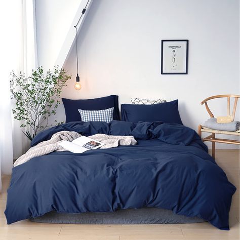 Navy Bed Set, Light Blue Comforter, Navy Blue Comforter, Navy Blue Bedding, Navy Bedding, Blue Comforter Sets, Blue Bedding Sets, Blue Comforter, Cal King Bedding