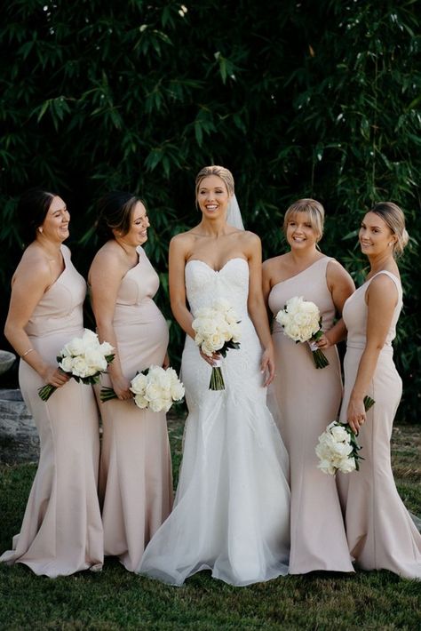 Wedding bouquets Ivory Bridesmaids Bouquet, Bride And Bridesmaid Bouquets White, Bridesmaid Rose Bouquet, White Roses Bridesmaid Bouquet, Bridesmaid Bouquet White Roses, Bridal Bouquet Long Stem, Long Stem Bridal Bouquet, Long Stem White Rose Bouquet, White Rose Bridesmaid Bouquet