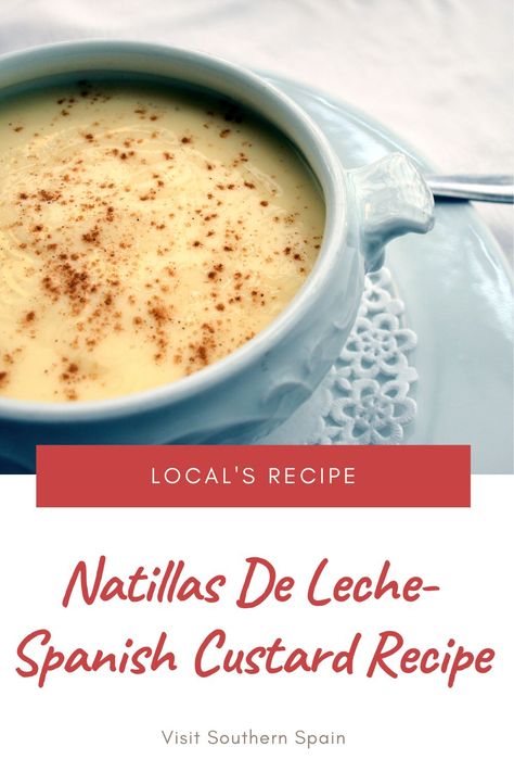 Mexican Custard Desserts, Natilla Recipe Cuban, Cuban Natilla Recipe, Natillas Recipe, Cuban Meals, Natilla Recipe, Spanish Flan Recipe, Homemade Custard Recipe, Spain Recipes