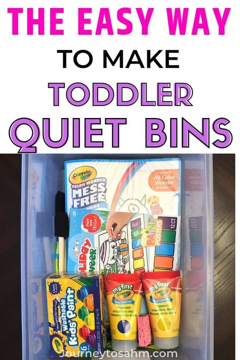 Quiet Bins, Toddler Parenting, Easy Toddler Crafts, Toddler Nap, Healthy Children, Kid Life, Independent Play, Busy Boxes, Quiet Activities