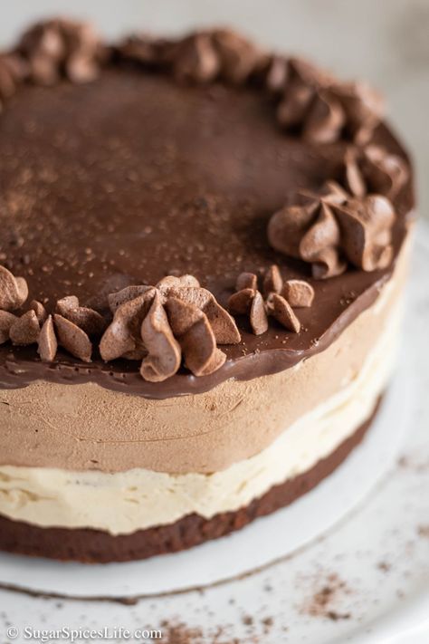 Peanut Butter Mousse Cake, Peanut Butter Chocolate Mousse, Peanut Butter Mouse, Chocolate Peanut Butter Mousse, Mousse Recipes Easy, Chocolate Mousse Cake Recipe, Mousse Chocolate, Mousse Cake Recipe, Peanut Butter Mousse