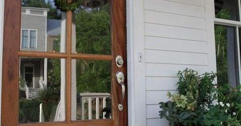 TOP Ideas Before Buying Your Wood Exterior Doors Cottage Awnings, Farmhouse Entrance, Farmhouse Front Door, Wood Front Doors, Front Door Entrance, Door Entrance, House Front Door, Farmhouse Front, Entrance Design