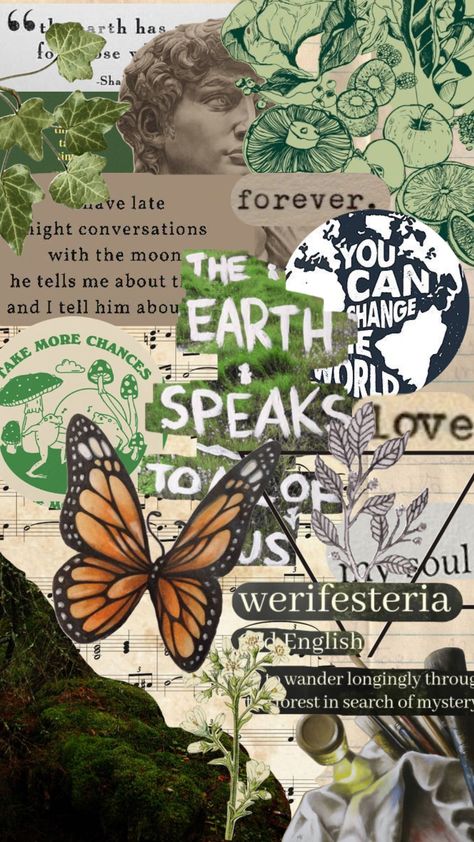 Plants Cover Page, Earth Girl Aesthetic Wallpaper, Save Earth Collage, Earth And Life Science Background Design, Earthing Aesthetic, Earth And Life Science Design, Earth Astethic, Earth Background Aesthetic, Earth Aesthetic Planet