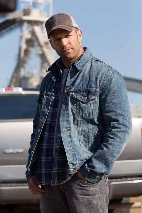 Jason in Homefront Jason Stratham, Kelly Brook, Jason Statham, The Expendables, Rosie Huntington Whiteley, Hollywood Celebrities, Good Looking Men, Mens Shirt Dress, Jacket Outfits