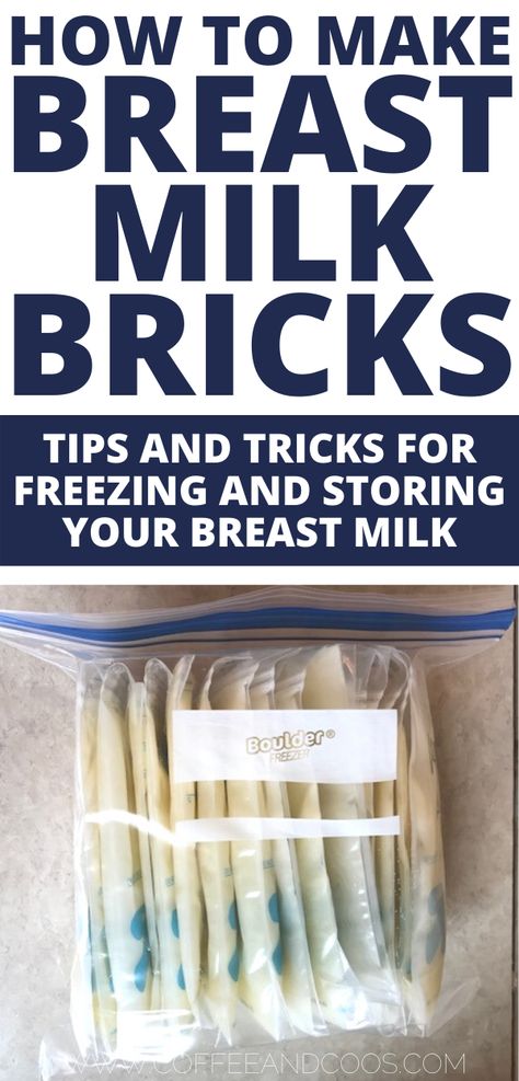 How to make breast milk bricks.  Tips and tricks for freezing and storing your breast milk.  Breast milk storage tips for breastfeeding and pumping moms.  #breastfeeding #pumping Storing Breastmilk In Freezer, Breast Milk Storage Hacks, Breastmilk Freezer Storage, Freezing Milk, Freezing Breastmilk, Pumping Milk, Storing Breastmilk, Breast Milk Storage, Milk Storage Bags