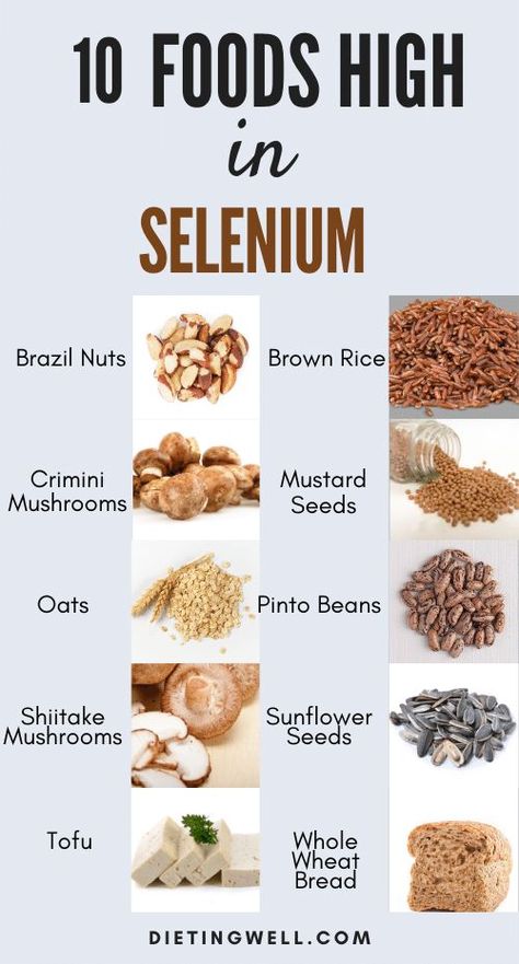 Here are 10 nutritious selenium-rich plant foods. | Selenium Foods Vegan | Selenium Rich Foods | Selenium Foods Thyroid Health | Selenium Rich Foods, Mushroom Seeds, Baking Powder Uses, Baking Soda Beauty Uses, Fish And Meat, Nutrition Education, Diet Keto, Plant Food, Healthy Nutrition