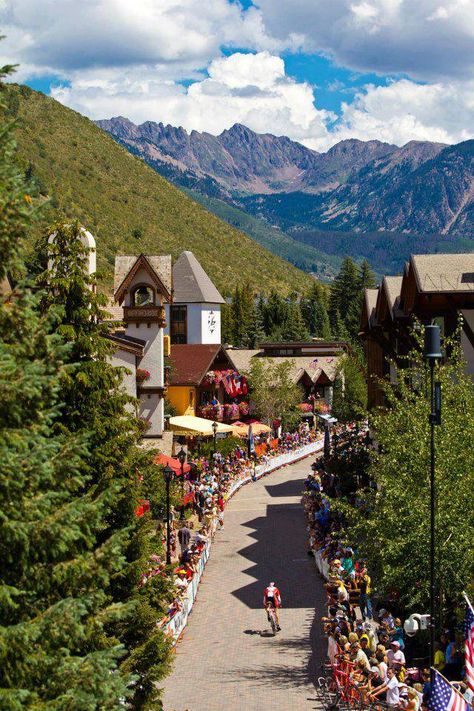 Fun Fact 5] Vail, Colorado was founded in 1962, and Vail Village was modeled after a Bavarian village! Winter Vacation Ideas, Vail Village, Vail Co, Colorado Living, Living In Colorado, Colorado Adventures, Colorado Vacation, Jackson Hole Wyoming, Vail Colorado