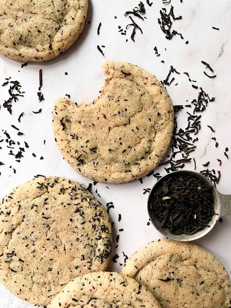 Cool Cookie Recipes, Earl Grey Cookies, Sarah Kieffer, Chewy Sugar Cookie, Chewy Sugar Cookie Recipe, Chewy Sugar Cookies, Sugar Cookie Recipe, Earl Gray, The Bill