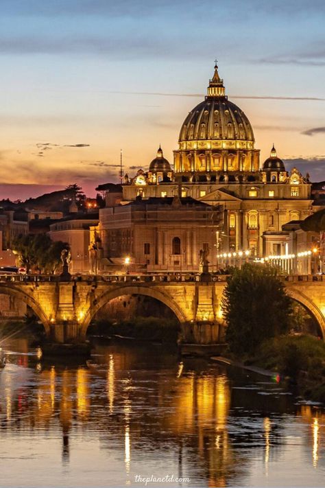 Interesting Facts About Rome | Are you interested in visiting one of Italy’s top destinations, but a little unsure about where to start? These facts about Rome will give you insight into its historical sites and culture. | The Planet D | Traveling Europe | #Rome #Italy | facts about rome | fun facts about rome Le Vatican, San Juan Pablo Ii, Rome Travel Guide, Juan Pablo Ii, Europe Aesthetic, Holiday Trip, Romantic Escapes, San Gabriel, Italy Aesthetic