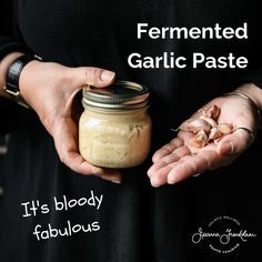 Fermented Vegetables Recipes, Fermented Garlic, Fermented Veggies, Nourishing Traditions, Natural Probiotics, Fermentation Recipes, Paste Recipe, Fermented Vegetables, Aip Paleo