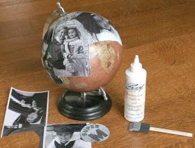 Diy Picture Presents, Diy Globe Projects, Boyfriend Present Ideas, Diy Globe, Globe Picture, Globe Diy, Globe Earth, Globe Gift, Bf Gifts