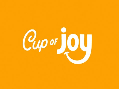 Working on a logo for a Chai shop. I'm liking the idea behind this but I think it still needs some work. Open to any thoughts you may have! Joy Logo Design Ideas, Happy Logo Design Ideas, Joy Logo Design, Joyful Branding, Chai Shop, Joy Logo, Happy Logo, Smile Logo, Playful Logo