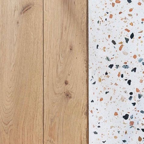 Terrazo Flooring, Terazzo Floor, Terrazzo Kitchen, Terrazzo And Wood, Terrazzo Bathroom, Terrazzo Flooring, Wood Bathroom, Kitchen Flooring, Bathroom Inspiration