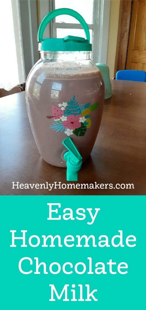 Homemade Chocolate Milk, Chocolate Milk Recipe, Best Chocolate Milk, Easy Burrito Recipe, Goat Milk Products, Milk Chocolate Recipes, Homesteading Recipes, Drinks Non Alcoholic, Flourless Brownies