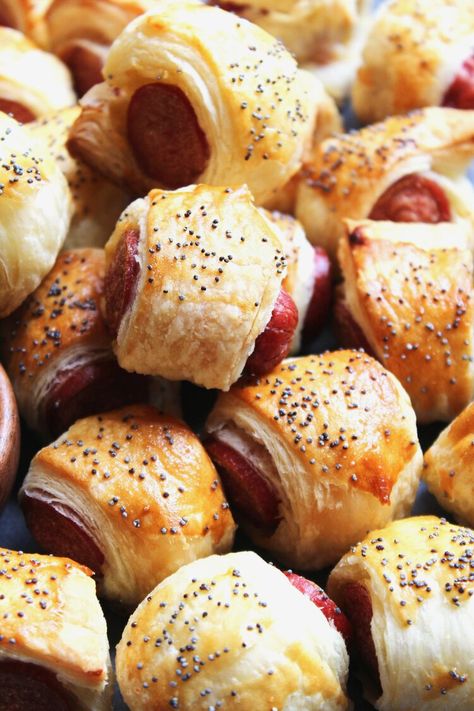 Butterfly Pigs In A Blanket, Martha Stewart Pigs In A Blanket, Wedding Pigs In A Blanket, Pigs In Blanket Puff Pastry, Pigs And A Blanket, Dinner For Entertaining Friends, Gourmet Pigs In A Blanket, 4th Of July Pigs In A Blanket, Peppa Pig Charcuterie Board