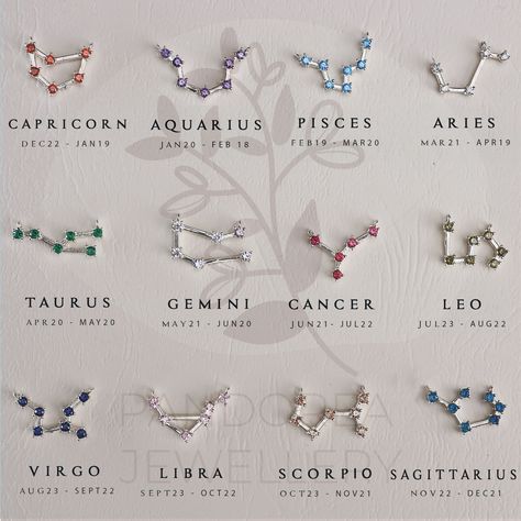 Gemini Birthstone, Zodiac Jewellery, Cool Storage, Gemini Necklace, Aquarius Necklace, Sagittarius Necklace, Aries Necklace, Pisces Necklace, Taurus Necklace