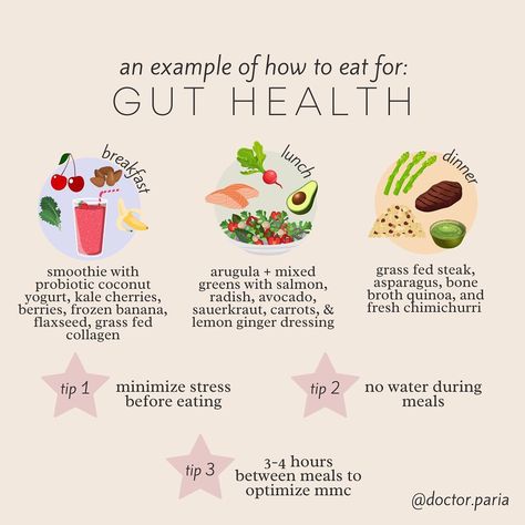 Dr. Paria | Health & Wellness on Instagram: “Meal ideas for a healthy gut!    Some main focuses with these meals are prebiotics (asparagus, banana, and radish), probiotics (probiotic…” Dinner Recipes For Gut Health, Meal Ideas For Gut Health, Fruits For Gut Health, How To Have A Healthy Gut, Healthy Gut Meals, Gut Health Recipes Meals, Meals For Gut Health, Gut Health Meals, Gut Health Aesthetic