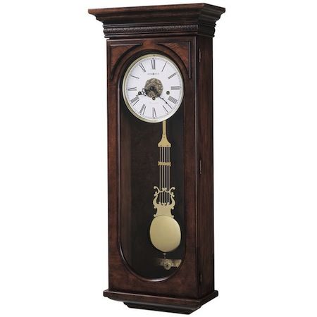 Howard Miller Earnest Wind Up Wall Clock Westminster Chime Movement Chiming Wall Clocks, Howard Miller Wall Clock, Pendulum Wall Clock, Howard Miller, Custom Storage, Wood Clocks, Grandfather Clock, Wood Wall Clock, Adjustable Height Desk