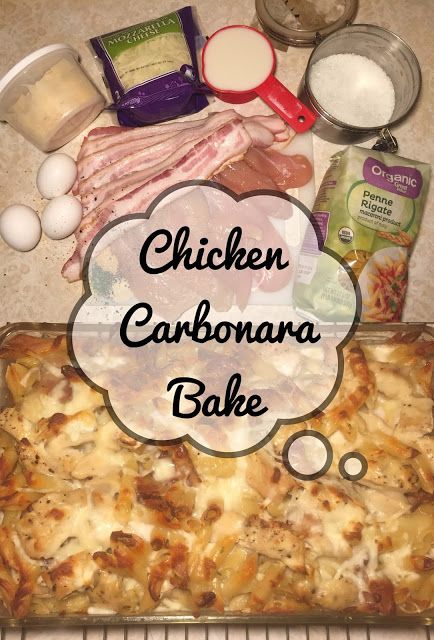 Carbonara Bake, Chicken And Bacon Carbonara, Bacon Carbonara, Chicken Carbonara Recipe, Chicken Freezer Meals, Chicken Carbonara, Chicken Penne, Irish Food, Chicken And Shrimp