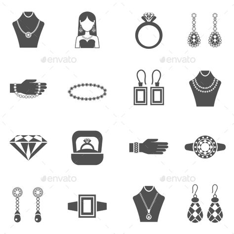 Jewelry Icon, Adobe Photoshop Photography, Web Design Icon, Icon Jewelry, Communication Icon, Shield Icon, White Icons, Flat Icons Set, Jewelry Logo