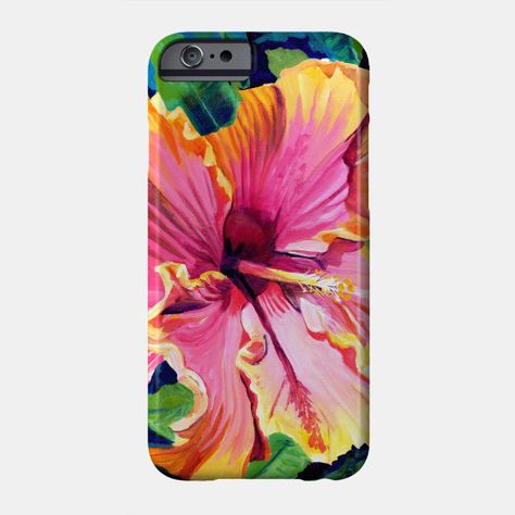 Tropical Bliss Hibiscus - Hibiscus - Phone Case | TeePublic Hawaiian Style Decor, Floral Phone Case, Flower Phone Case, Hibiscus Flower, Hawaiian Style, Hibiscus Flowers, Iphone Case Covers, Iphone Wallet, Iphone Phone Cases