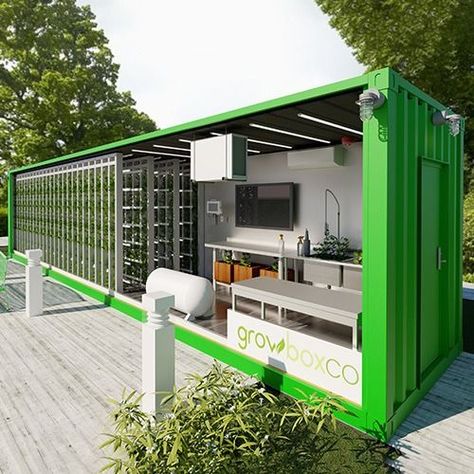 Aquaponics Greenhouse, Smart Farm, Indoor Farming, Aquaponics Diy, Hydroponic Farming, Hydroponics Diy, Aquaponic Gardening, Farm Layout, Container Buildings