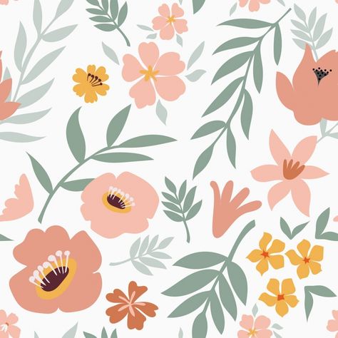 Sage Green Pink Yellow Bedroom, Pink And Mustard Girls Room, Wild Flowers Wallpaper, Girls Bedroom Green, Mustard Bedroom, Color Moodboard, Children's Wallpaper, Green Girls Rooms, Sage Green Leaves