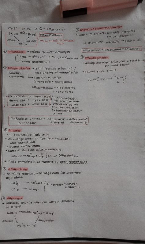 Thermochemistry Notes #4 Thermochemistry Notes, Jee Notes, Chemistry Flashcards, Neet Notes, Study Websites, Learn Biology, Learn Physics, Study Stuff, Short Notes