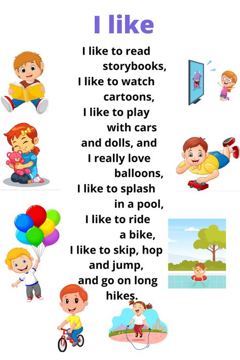 Helping Verbs Song, English Nursery Rhymes, English Rhymes For Kids Kindergarten, English Rhymes For Class 1, Teaching English To Kids Kindergartens, English For Grade 1, Learn English For Children, Action Words For Kids, Conversation For Kids