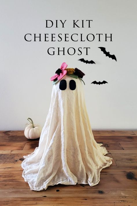 Cheesecloth Ghost Diy, Ghost Equipment, Cheesecloth Ghost, Halloween Arts, Halloween Skirt, Ghost Diy, Halloween Arts And Crafts, Diy Skirt, Fall Halloween Crafts