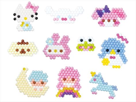 Aqua Beads Patterns Easy, Perler Bead Designs, Kandi Cuff Patterns, Easy Perler Bead Patterns, Pearl Beads Pattern, Art Perle, Perler Crafts, Aqua Beads, Hama Beads Patterns