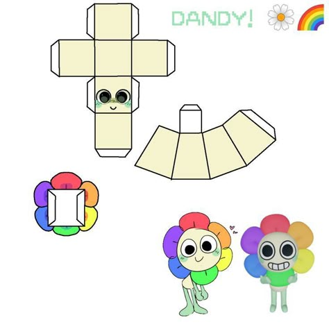 Dandys World Papercraft, Paper Doll Craft, Paper Cube, World Craft, Paper Doll Printable, Paper Doll Printable Templates, Paper Dolls Diy, Paper Puppets, Papercraft Printable