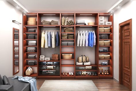 Men’s Wardrobe Design: Closet Design Ideas for Men Men’s Wardrobe Design, Men Wardrobe Design Storage, Gents Wardrobe Internal, Wardrobe Shelves Ideas Storage, Bedroom Cupboard Inside Design, Men Wardrobe Design, Internal Wardrobe Design, Cupboard Inside Design, Wardrobe Design Inside