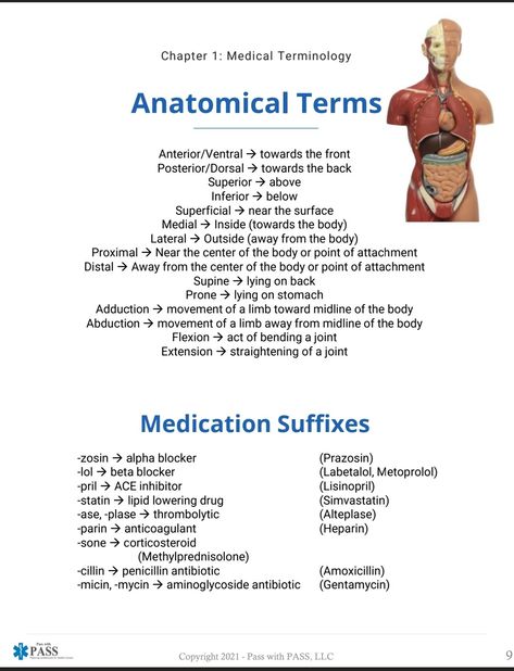 Surgical Terms Medical Terminology, Emt Study Medical Mnemonics, Medical Terms Definitions, Anatomical Terminology Notes, National Registry Emt Study, Emr Study Guide, Medical Terminology Nursing, Medical Terms Nursing, Emt Tips And Tricks