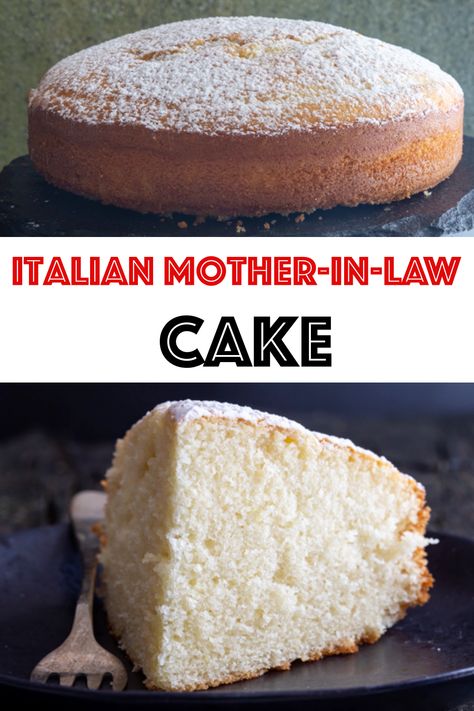 cake on a stand and a slice on a black plate Law Cake, Italian Cakes, Italian Recipes Dessert, Italian Pastries, Italian Cake, Recipes From Scratch, Cake Recipes From Scratch, Italian Cookies, Just Cakes