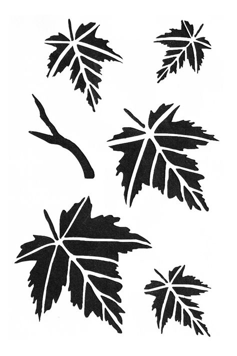 Stencil Printing, Leaf Stencil, Flower Stencil, Silhouette Stencil, Stencil Pattern, Stencil Patterns, Carving Designs, Stencil Crafts, Stencil Diy