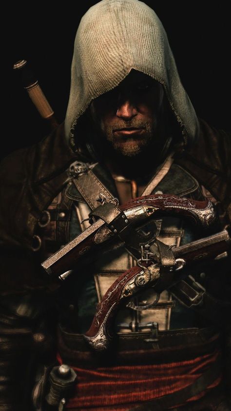 Edward Kenway - Assassin's Creed IV wallpaper Assassin's Creed Edward Kenway, Assassin's Creed Hd, Assassin's Creed Black Flag, Assassin's Creed Revelations, Assasing Creed, Creed Wallpaper, Edward Kenway, Assassin's Creed Black, Assassin's Creed Wallpaper