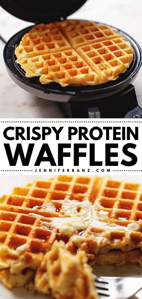 Savory Protein Waffles, High Protein Breakfast Waffles, Food High In Protein Low In Carbs, Premier Protein Waffles, Protein High Breakfast, Breakfast Recipes With Protein Powder, Vanilla Protein Waffles, High Protein Low Carb Waffle Recipes, Protein Mini Waffles