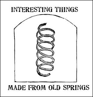 Old Bed Springs, Metalworking Projects, Bed Spring Crafts, Trampoline Springs, Scrap Recycling, Repurposed Art, Blacksmith Projects, Metal Working Projects, Bed Springs