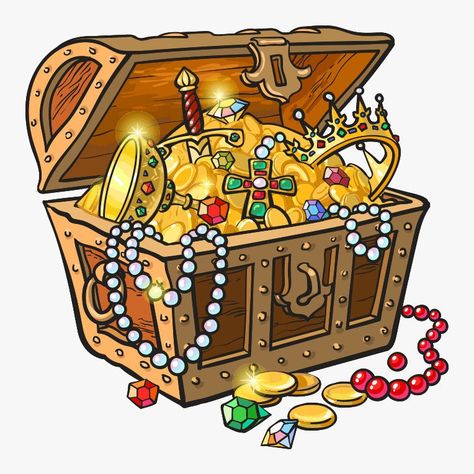 I'm offering a discount! Treasure Chest Tattoo, Cartoon Treasure Chest, Treasure Chest Clipart, Pirate Treasure Chest, Halloween Figures, Pirate Treasure, Embroidered Towels, Cartoon Images, Chest Tattoo