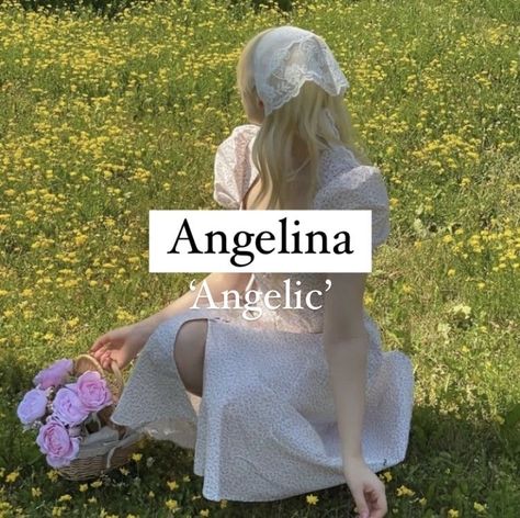 Angelina Name Meaning, Angelina Name, Fantasy Character Names, Feminine Names, Female Character Names, Christian Names, Best Character Names, Pretty Names, Random Images