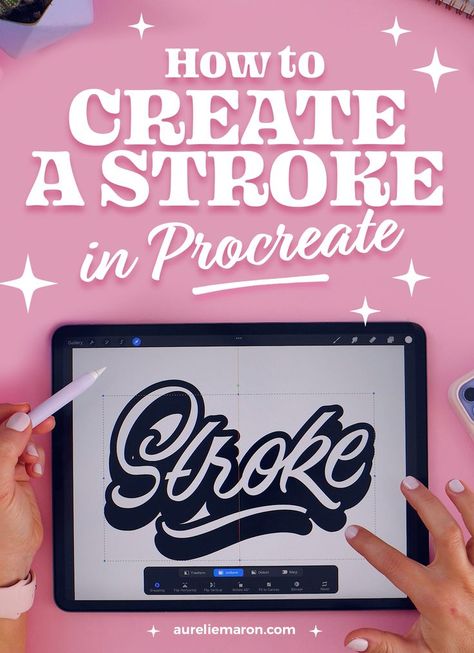 Tutorial on how to create a stroke in Procreate Logo Design Inspiration Vintage, Logo Tutorial, Create Logo Design, Illustrator Brushes, Beautiful Logos Design, Procreate Lettering, Make Your Logo, Beautiful Logos, Logo Design Free